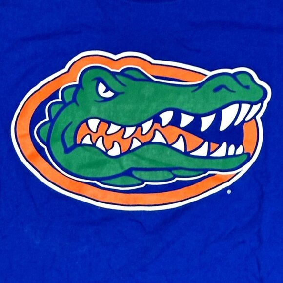 Box Seat Clothing XXL UF Florida Gator TShirt Blue Short Sleeve Graphic Print - Picture 1 of 9